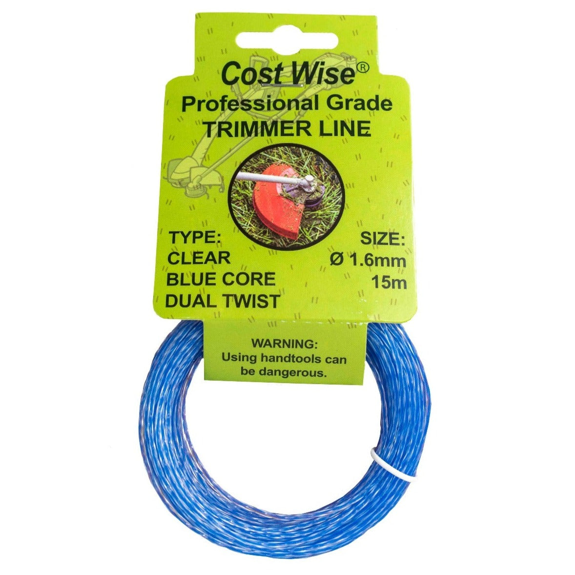 Strimmer Line Dual Blue Twist 1.6mm x 15m