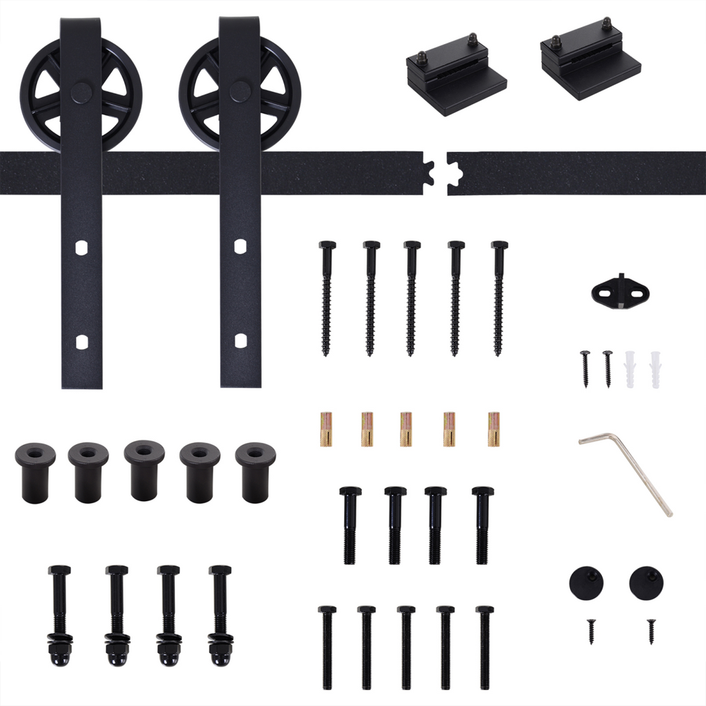 Sliding Barn Door Hardware Kit,6.6 Ft