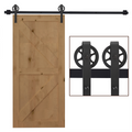 Sliding Barn Door Hardware Kit,6.6 Ft